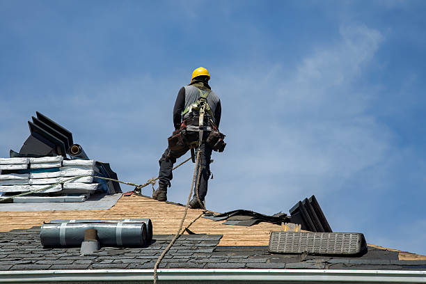 Professional Metal Roofing technician working in Manchester, MI